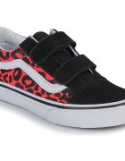 Vans Pantofi Old Skool V GLITTER LEOPARD Diva Pink