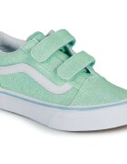 Vans Pantofi UY Old Skool V GLITTER PASTEL BLUE