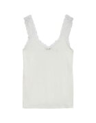 Vero Moda Îmbracaminte Débardeur blanc en viscose et élasthanne