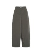 Vila Îmbracaminte Elvira Trousers - Dark Grey