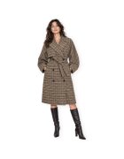 Vila Îmbracaminte Hunty Coat - Coffee Bean/Herringbon