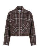 Vila Îmbracaminte Karine Jacket - Coffee Bean/Blue