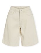 Vila Îmbracaminte Maj Denim Shorts - Ecru
