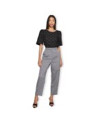 Vila Îmbracaminte Naba Trousers 7/8 - Dark Grey