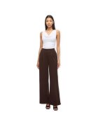 Vila Îmbracaminte Noos Benne Wide Trousers - Coffee Bean