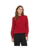 Vila Îmbracaminte Noos Nikolina Knit L/S - Savy Red