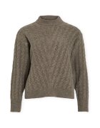 Vila Îmbracaminte Relli Highneck Knit - Falcon