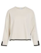 Vila Îmbracaminte Sway Contrast Knit - Birch/Black