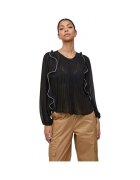 Vila Îmbracaminte Top Metina L/S - Black
