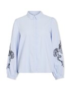 Vila Îmbracaminte Vesta Shirt - Kentucky Blue/Black Beu