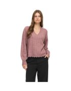 Vila Îmbracaminte Zira V-Neck Knit - Nostalgia Rose