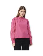 Y.a.s Îmbracaminte YAS Chelle Top L/S - Raspberry Sorbet