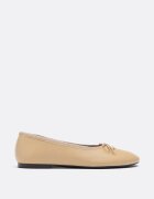 Stradivarius Balerini Din Piele Extraflexibili Crem 35