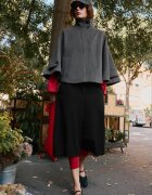 Stradivarius Bermude Elegante Cu Talie Încrucișată Negru 44