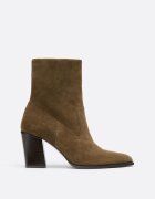 Stradivarius Botine Cu Toc Stil Cowboy Din Piele Piele 39