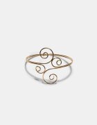 Stradivarius Bratară Cu Spirale Auriu Os