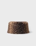 Stradivarius Căciulă Rotundă Animal Print Maro Os
