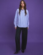 Stradivarius Cămașă Din Poplin Regular Ajustabilă Albastru Cer L