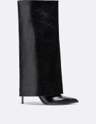 Stradivarius Cizme Cu Toc Pantaloni Cu Picior Negru 38