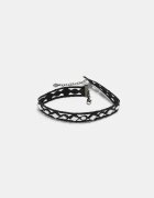 Stradivarius Colier Choker Cu Oglinzi Negru Os