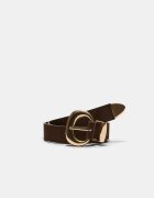 Stradivarius Curea Cu Cataramă Groasă Maro 70