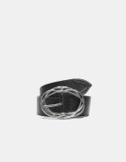 Stradivarius Curea Cu Cataramă Împletită Negru 90