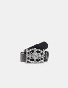 Stradivarius Curea Cu Cataramă Romantică Negru 70