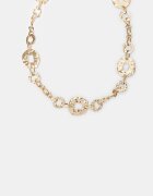Stradivarius Curea Metal Cu Inele Ciocănite Auriu M