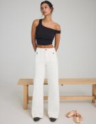Stradivarius D77 Blugi Minimalist Cu Buzunare Vanilie 34