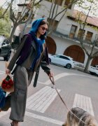 Stradivarius Geacă Biker Cu Curea Din Imitație De Piele Gri Marengo L