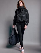 Stradivarius Geacă De Vânt Tehnică Cu Căptușeală Polară Transparente S