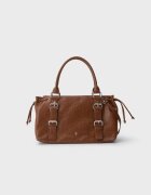 Stradivarius Geantă City Crossbody Bej Deschis Os