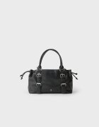 Stradivarius Geantă City Crossbody Negru Os
