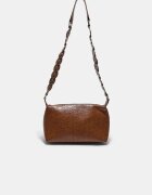 Stradivarius Geantă Crossbody Cu Ținte Bej Deschis Os