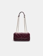 Stradivarius Geantă Crossbody Matlasată Cu Lanț Grena Os