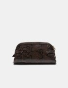 Stradivarius Geantă Crossbody Retro Maro Os