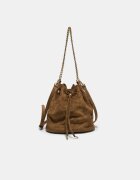 Stradivarius Geantă Crossbody Tip Sac Matlasată Maro Os