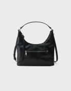Stradivarius Geantă De Umăr Cu Bretele Negru Os