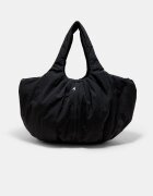 Stradivarius Geantă Maxi Matlasată Negru Os