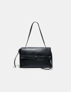 Stradivarius Geantă Maxi Tip Curea Negru Os