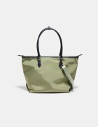 Stradivarius Geantă Shopper Combinată Cu Curea De Umăr Kaki Os