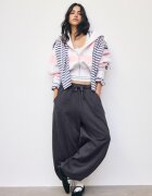 Stradivarius Hanorac Regular Imprimat Roz Pastel M