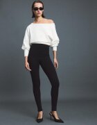 Stradivarius Leggings Din Tricot Negru S