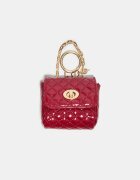 Stradivarius Mini Geantă Charm Matlasată Grena Os