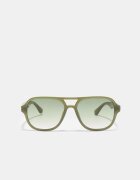 Stradivarius Ochelari Cu Dublă Punte Kaki Os