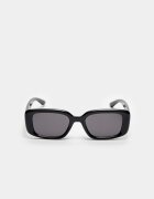 Stradivarius Ochelari De Soare Rectangulari Cu Efect Baga Negru Os