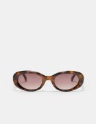 Stradivarius Ochelari Ovali Cu Efect Baga Maro Os