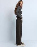 Stradivarius Pantaloni Barrel Eleganți Mov 40