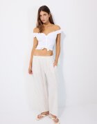 Stradivarius Pantaloni Fluizi Tip Barrel Piatră M