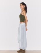 Stradivarius Pantaloni Jogger Balloon Fit Cu Stoppers Gri Melanj Xs